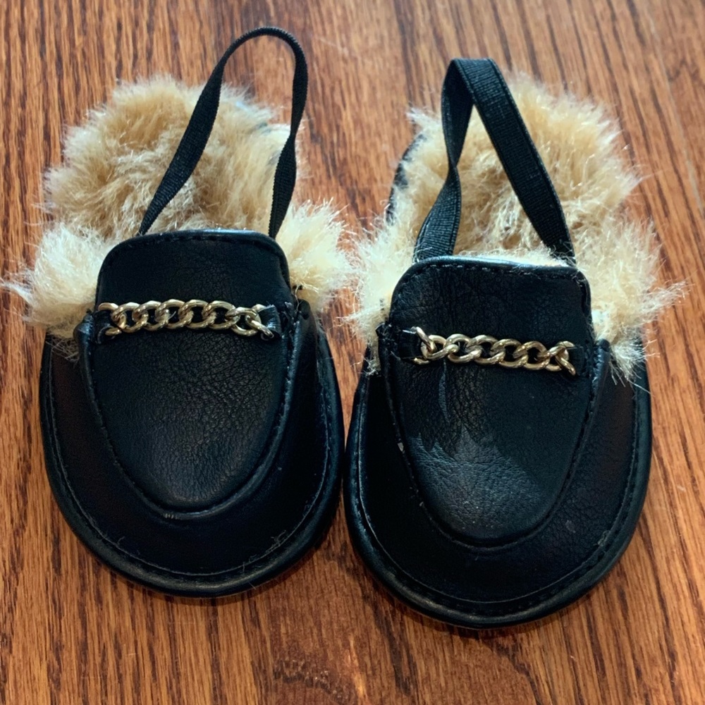 Also baby fur lined mules size 2 baby